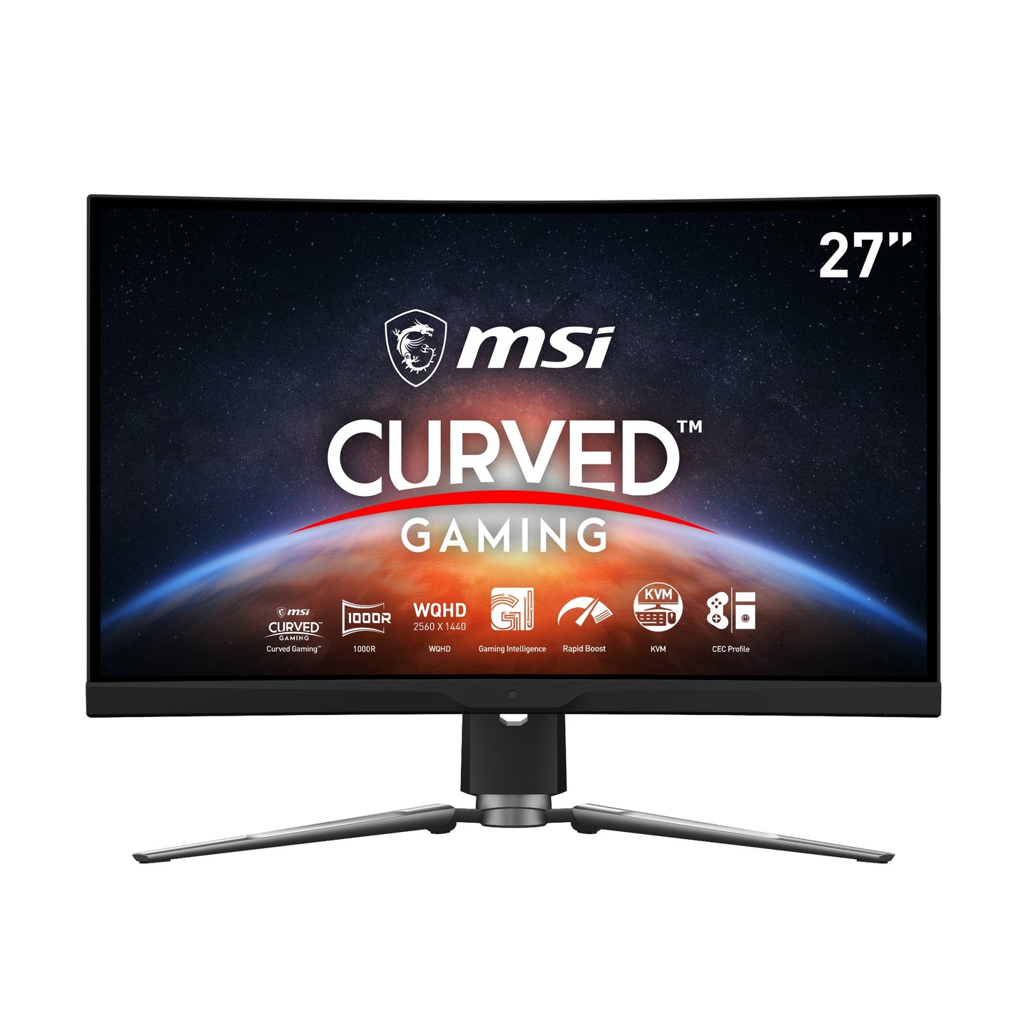 MSI MPG Artymis 273CQR 27" 2560 x 1440 pixels Wide Quad HD LCD Black