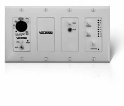 V-9985-W - Valcom IN-WALL MIXER W/REMOTE INPUT MODULE, WH