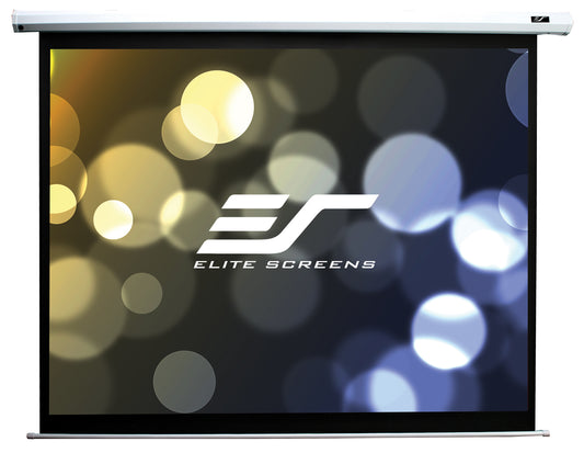 ELECTRIC120V - Elite Screens ELECTRIC/MOTORIZED SCREEN - MAXWHITE - WHITE - DIAGONAL: 120IN; VIEW SIZE: 72INX