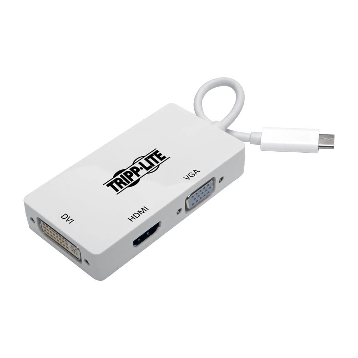 USB TYPE-C (USB-C) TO HDMI/DVI/VGA ALL-IN-ONE CONVERTER ADAPTER, ULTRA HD 4K X 2