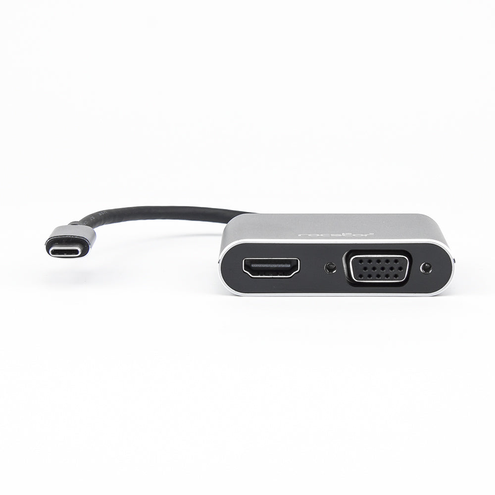 Y10A204-A1 - Rocstor USB-C TO 4K 30HZ HDMI FEMALE 1080P VG