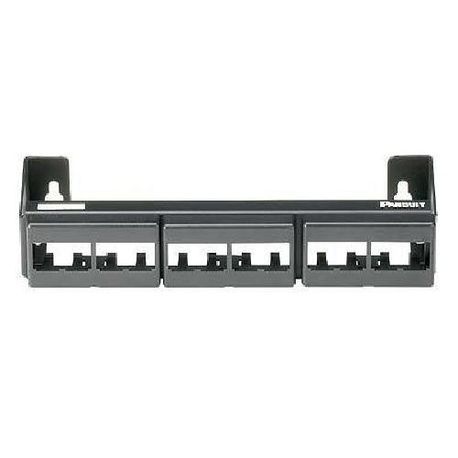 CWPP12WBL - Panduit Mini-Com 12-Port Flat Patch Panel