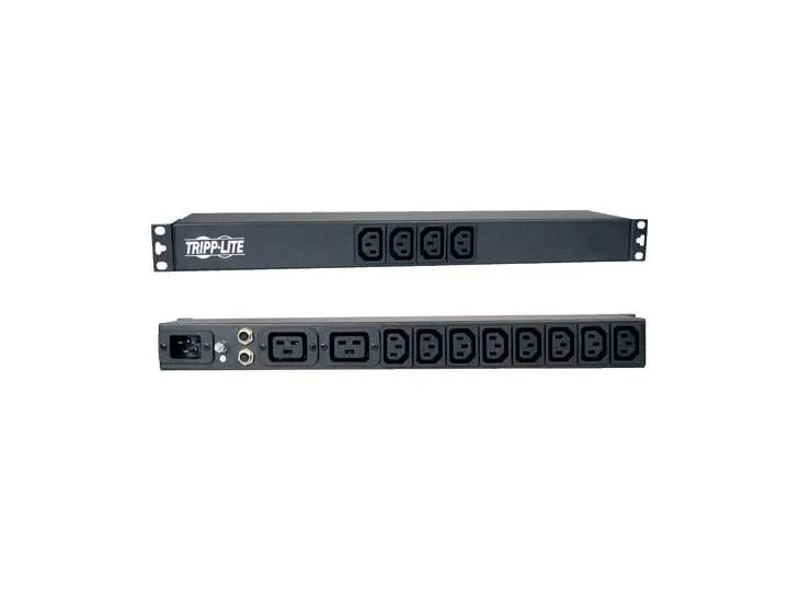 PDU12IEC - Tripp Lite PDU SINGLE PHASE BASIC HORIZONTAL 100/240V 3.8KW 12 C13 2 C19