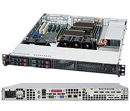 CHASSIS, BLACK SC111 CHASSIS W/ 600W POWER SUPPLY, BLACK