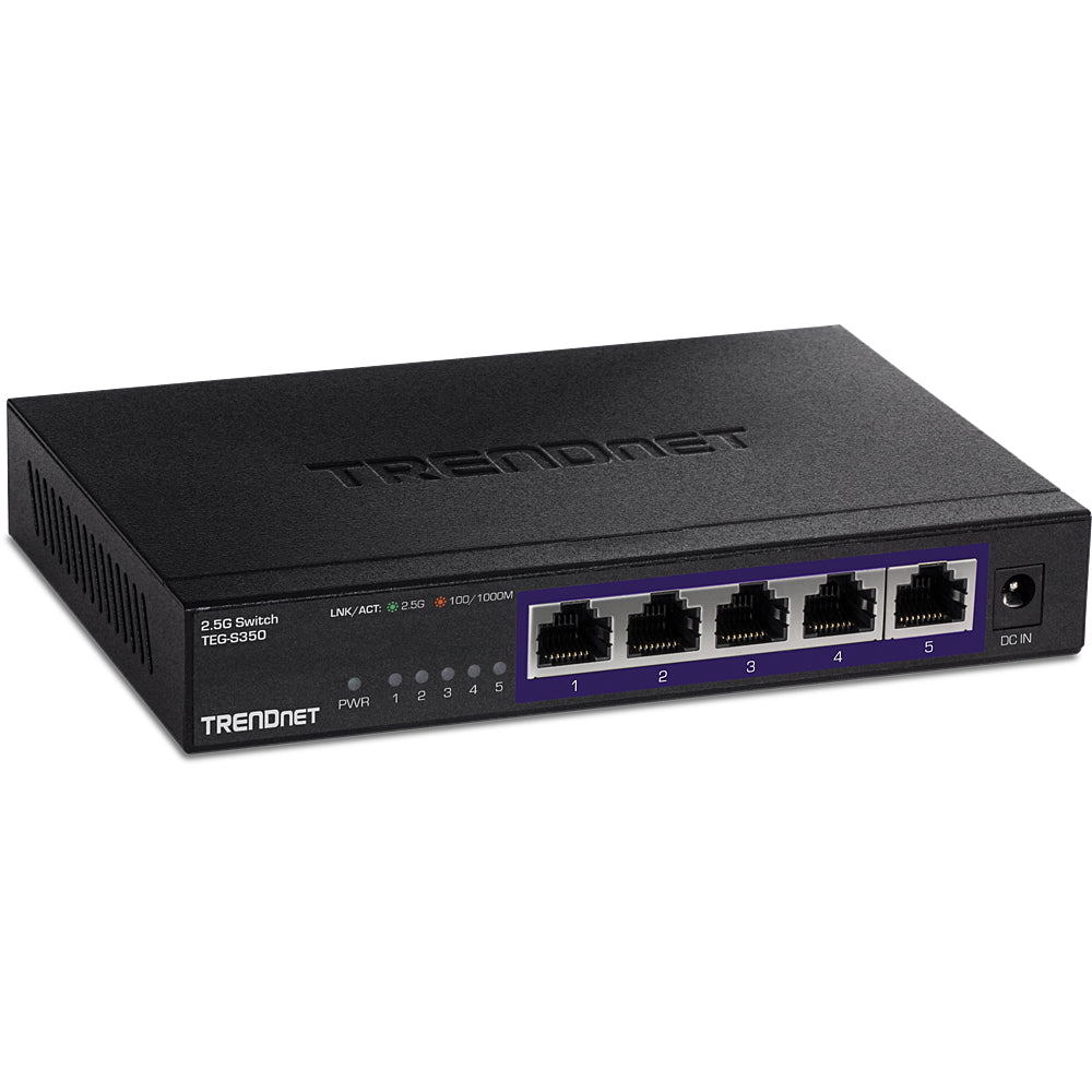 5 X 2.5GBASE-T PORTS IEEE 802.3BZ (2.5G) COMPLIANT BACKWARDS COMPATIBLE WITH 10/