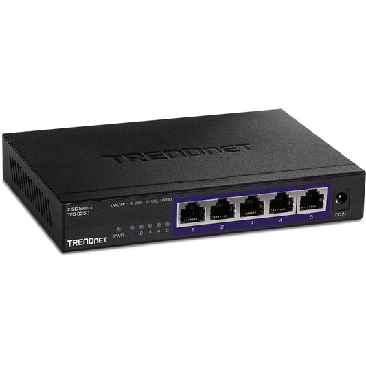 5 X 2.5GBASE-T PORTS IEEE 802.3BZ (2.5G) COMPLIANT BACKWARDS COMPATIBLE WITH 10/