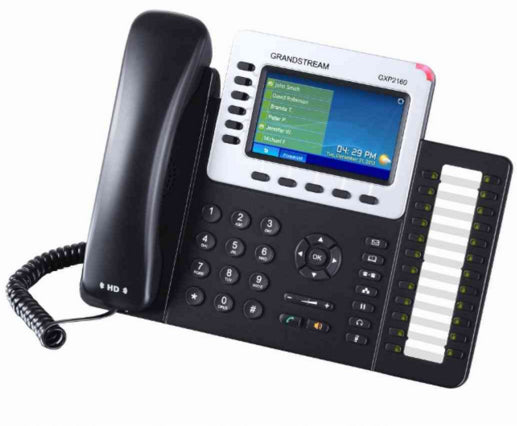 GXP2160 - Grandstream Networks THE IS A LINUX-BASED DEVICE WITH 6 LINES 5 XML PROGRAMMABLE SOFT KEYS