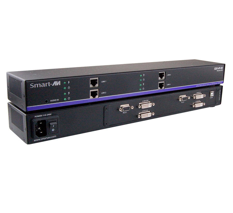 SDX-4PS - Smart-AVI 4-PORT DVI-D VIDEO, USB KEYBOARD