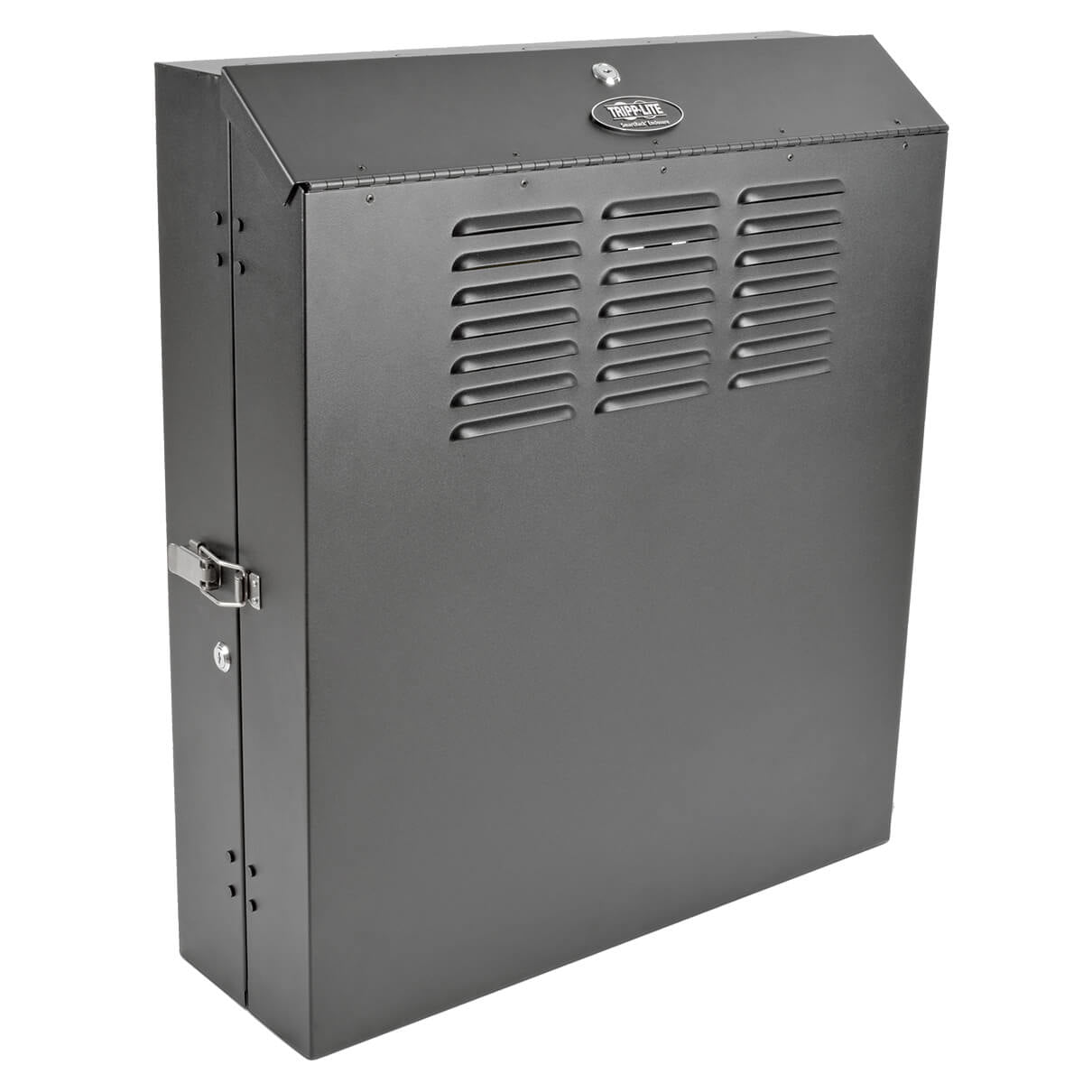 6U WALL MOUNT LOW PROFILE SECURE RACK ENCLOSURE CABINET VERTICAL