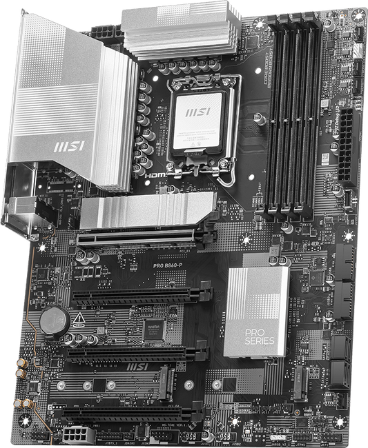 B860-P - MSI PRO WIFI Gaming Desktop Intel B860 Chipset Socket Motherboard
