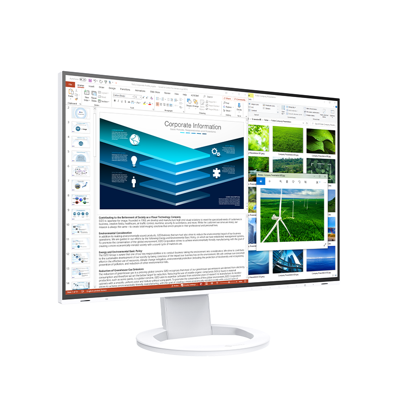 EV2485-WT - EIZO FlexScan 24.1" WUXGA USB-C Monitor White