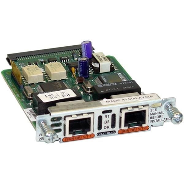 VIC2-2BRI-NT/TE= - Cisco TWO-PORT VOICE INTERFACE CARD - BRI (NT