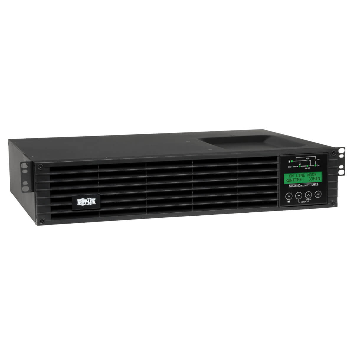 Tripp Lite SU1000RTXLCD2U uninterruptible power supply (UPS) Double-conversion (Online) 1 kVA 900 W 6 AC outlet(s)