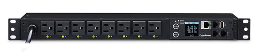 CyberPower PDU41001 power distribution unit (PDU) 8 AC outlet(s) 1U Black