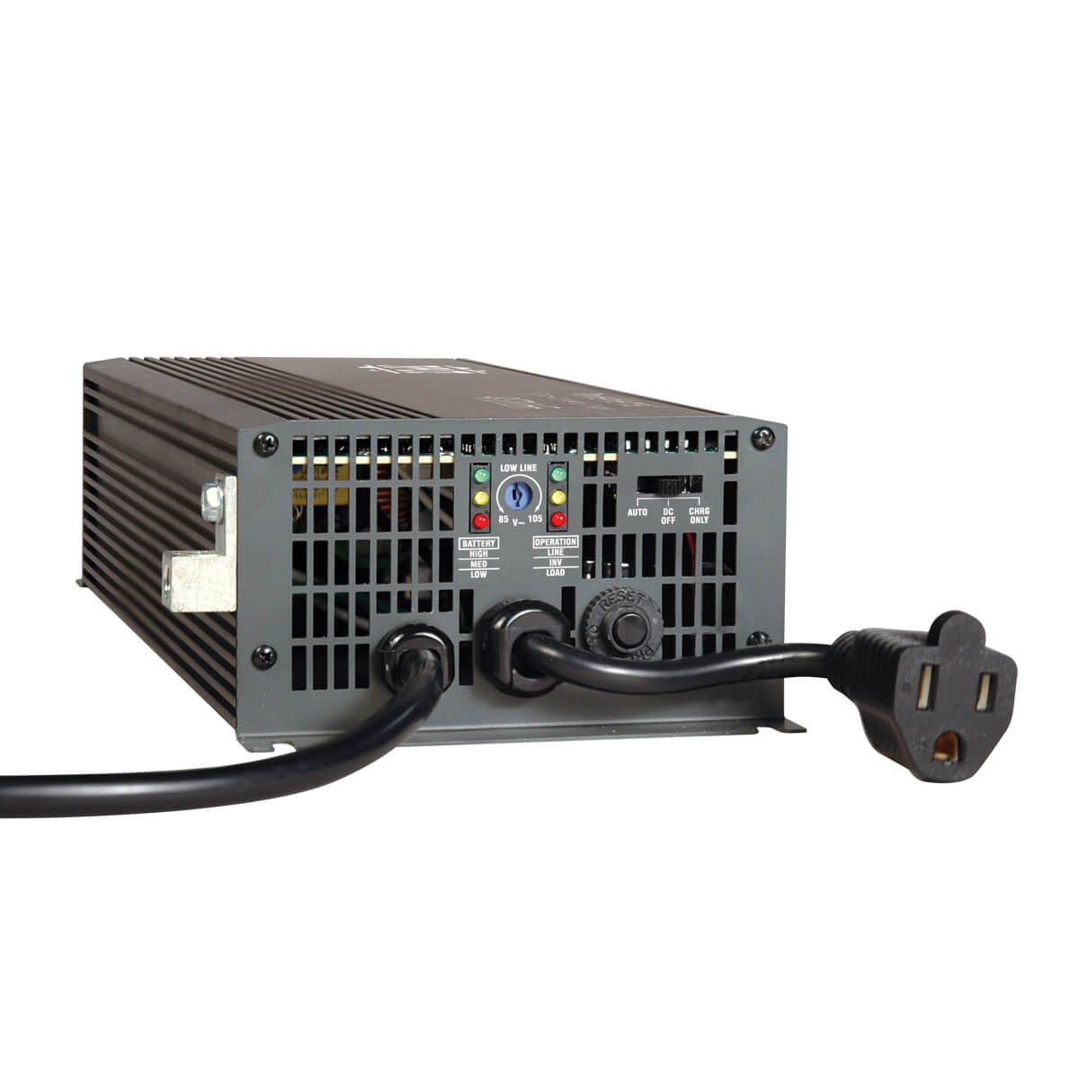 700W 12V DC TO AC INVERTER WITH AUTOMATIC 20-AMP CHARGER