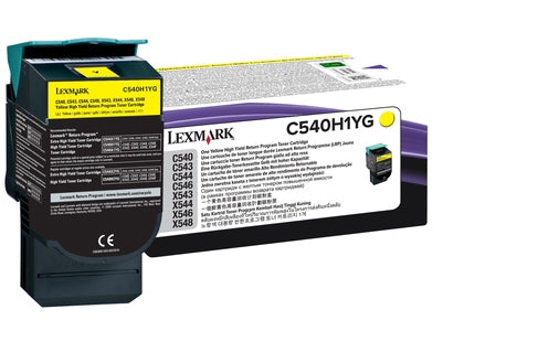 C540H1YG Toner yellow, 2K pages