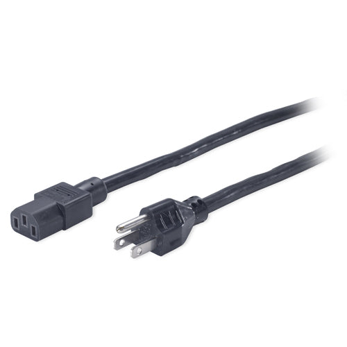 APC PWR C13 / 5-15P, 2.4 m Black 96.1" (2.44 m) C13 coupler NEMA 5-15P