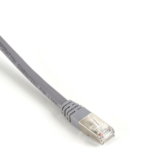 CAT6 400-MHZ MOLDED BOOT SOLID ETHERNET PATCH CABLE - SHIELDED (F/UTP), CMP PLEN