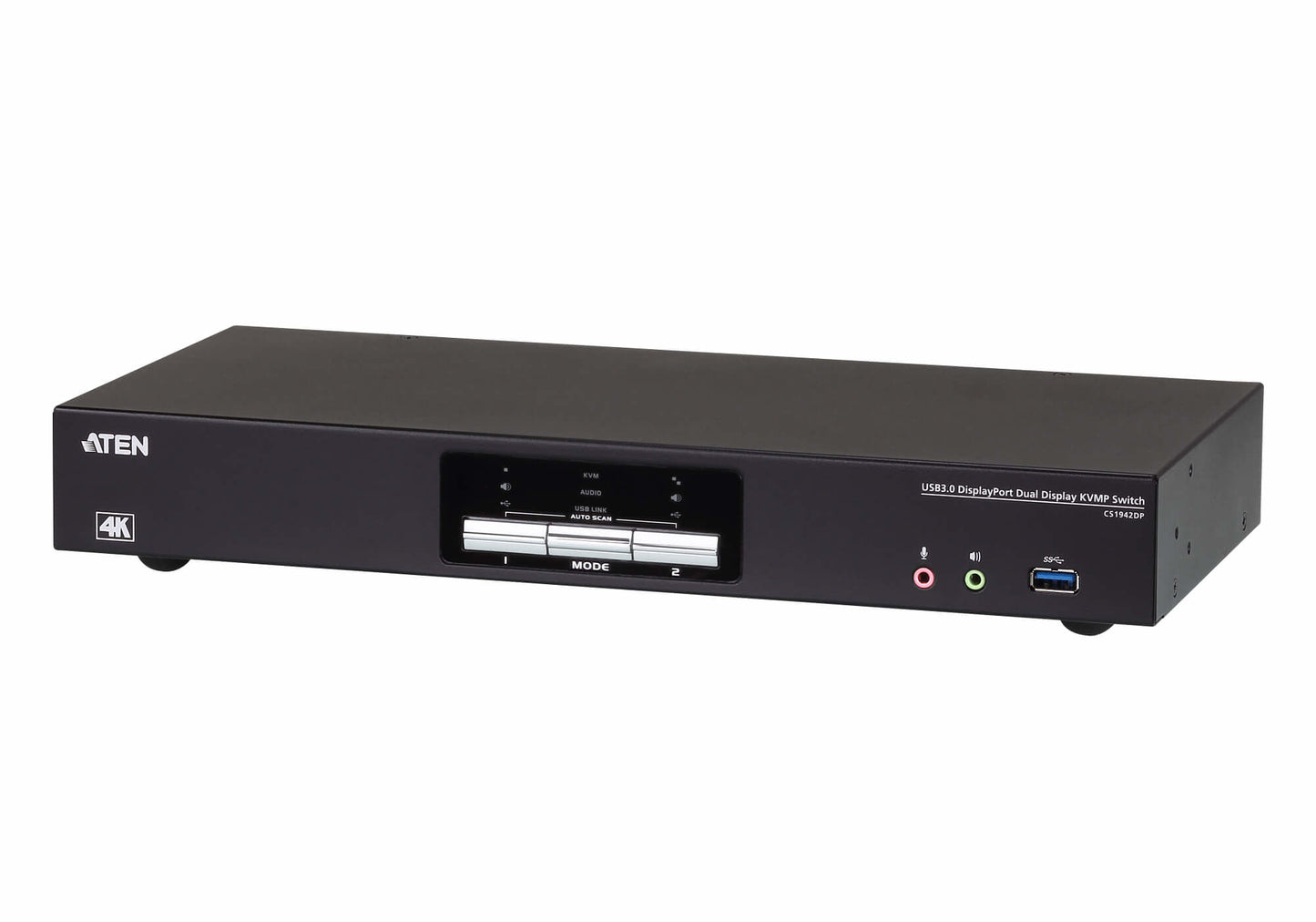 CS1942DP - ATEN 2-PORT USB 3.0 4K DUAL DISPLAY DISPLAYPORT KVMP SWITCH