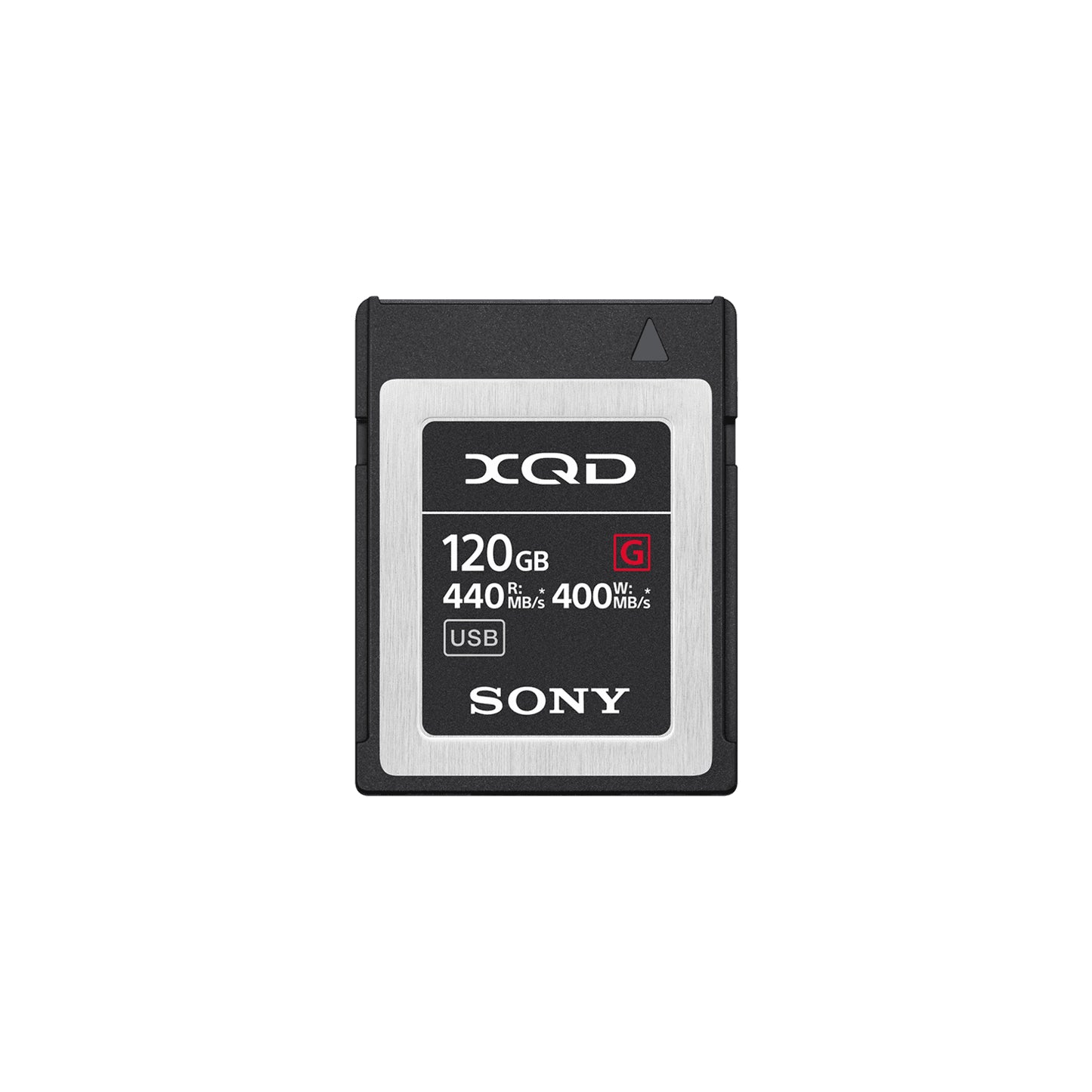 SONY MEMORY CARD, XQD G SERIES, QD-G120F 120GB, 440MB/S READ, 400MB/S WRITE