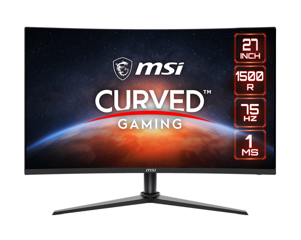 MSI G274CV computer monitor 27" 1920 x 1080 pixels Full HD LCD Black