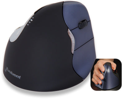 VM4RW - Evoluent EVOLUENT VERTICALMOUSE 4 RIGHT WIRELESS - OPTICAL - WIRELESS - RADIO FREQUENCY -