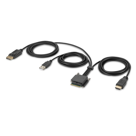 Belkin F1DN2MOD-HC-HP6 KVM cable Black 70.9" (1.8 m)