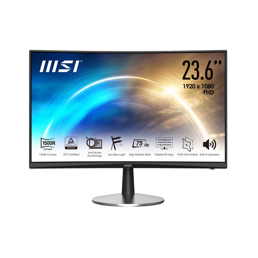 MSI Pro MP242C 23.8" 1920 x 1080 pixels Full HD LED Black