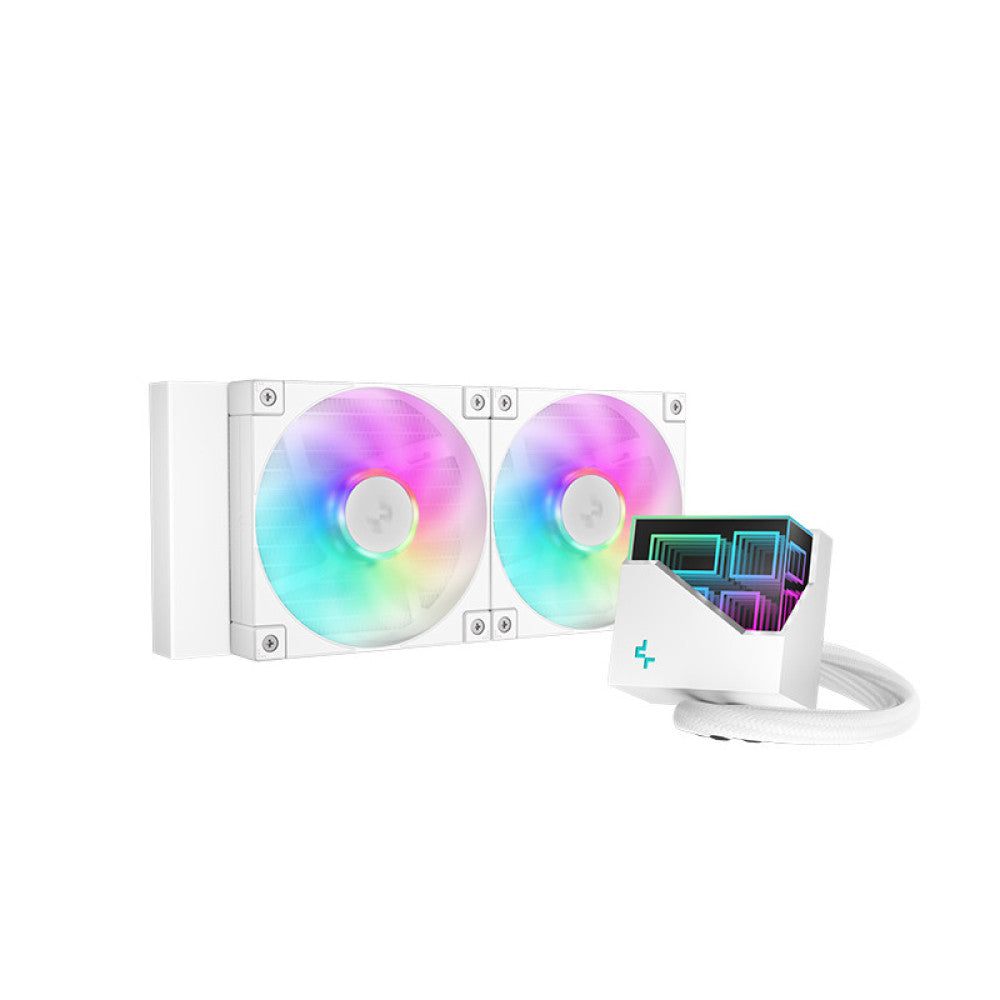 R-LT240-WHAMNC-G-1 - Deepcool LT240 WH ARGB 240mm White Liquid CPU Cooler
