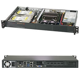 Supermicro SuperServer 5019C-L Intel C242 LGA 1151 (Socket H4) Rack (1U) Black