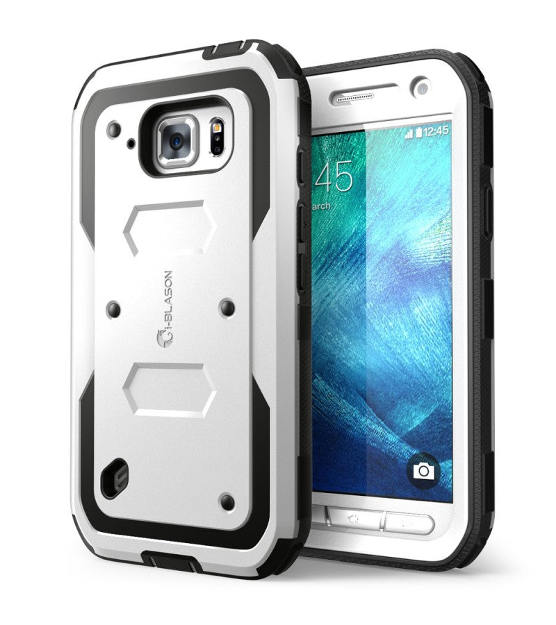 S6ACT-AB-WHITE - i-Blason GALAXY S6 ACTIVE ARMORBOX CASE - WHITE