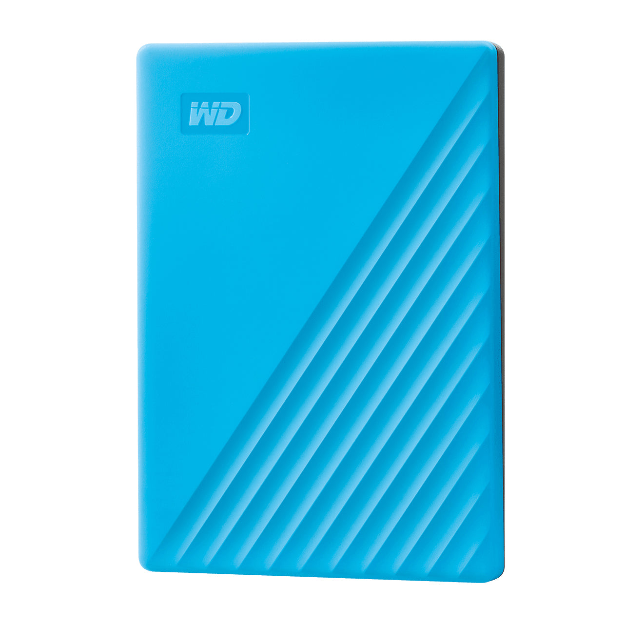 WD 4TB MY PASSPORT PORTABLE HARD DRIVE BLUE WITH PASSWORD PROTECTION AND AUTO BA