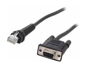 Zebra CBA-RF5-S07ZAR serial cable Black 32.4" (0.823 m) DB-9 RJ-45