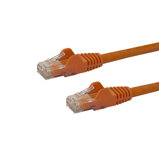 N6PATCH35OR - StarTech.com 35FT CAT6 ETHERNET CABLE ORANGE 100W POE
