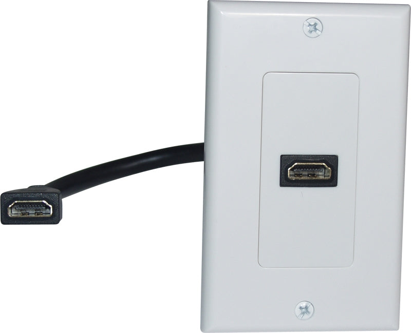 WP-HM1PT - Comprehensive 1PORT HDMI WALLPLATE PIGTAIL