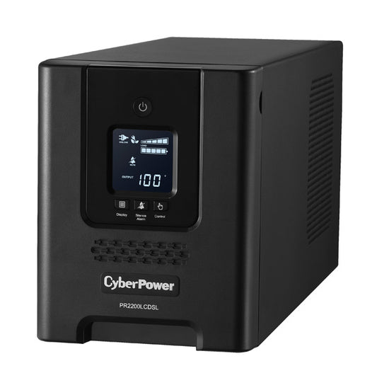 CyberPower PR2200LCDSL uninterruptible power supply (UPS) Line-Interactive 2.07 kVA 1980 W 7 AC outlet(s)