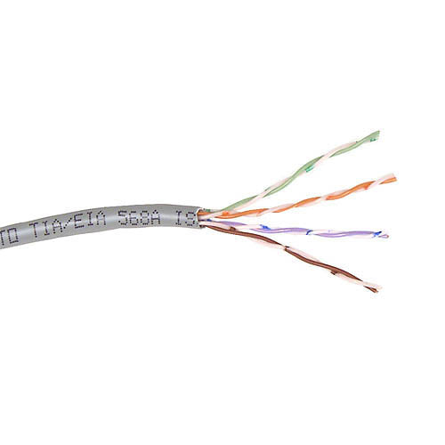 FASTCAT5E SOLID BULK CBL 4PR;24AWG;1000 PLNM;WHT