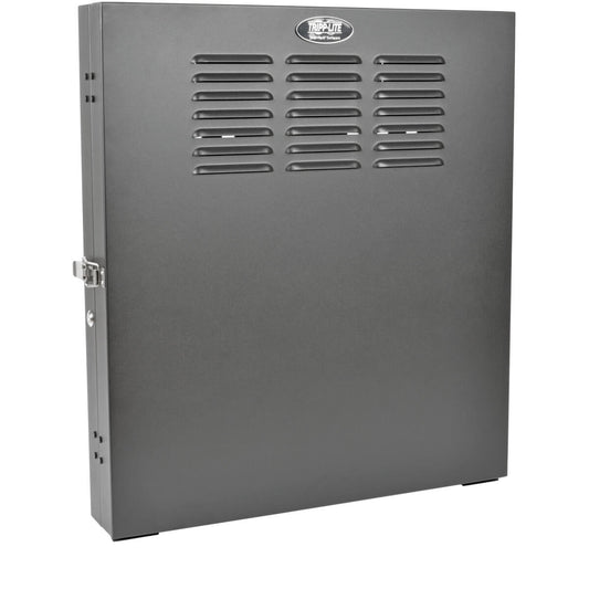 2U WALL MOUNT LOW PROFILE SECURE RACK ENCLOSURE CABINET VERTICAL