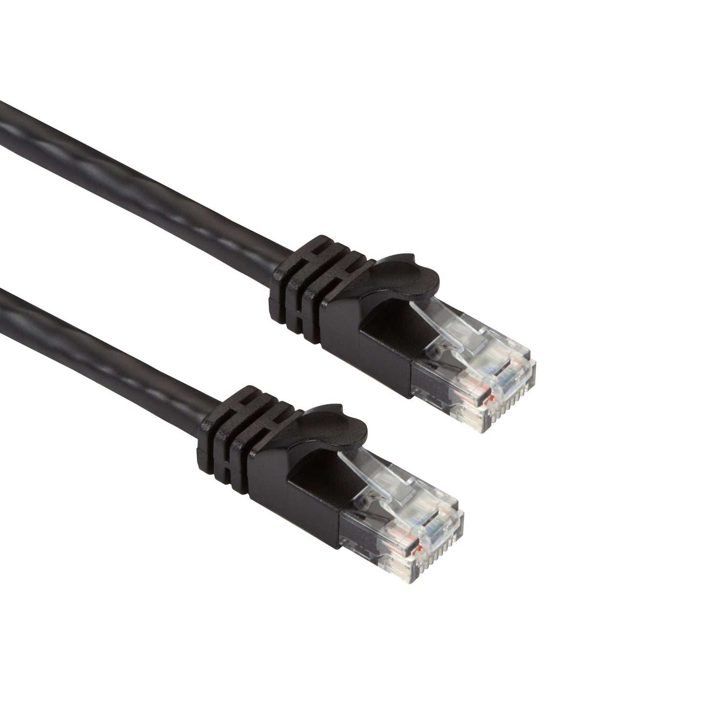 CAT6APC-010-BK - Black Box CAT6A 500-MHZ SLIMLINE MOLDED SNAGLESS STRANDED ETHERNET PATCH CABLE - UNSHIELDE