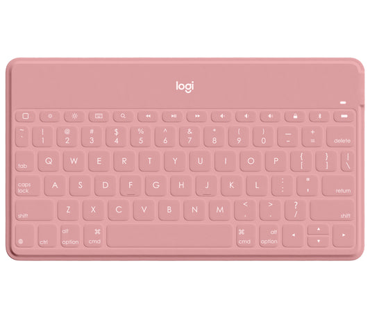 KEYS-TO-GO ULTRA SLIM KEYBOARD WITH ADD-ON IPHONE STAND - BLUSH PINK