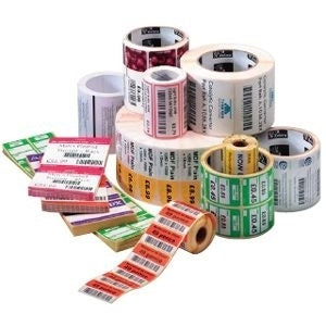 800622-205 - Zebra LABEL, PAPER, 2.25X2IN (57.2X50.8MM); TT, Z-SELECT 4000T, HIGH PERFORMANCE COATE