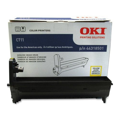 OKI YELLOW DRUM FOR C711DN, C711DTN, C711N - 30K IMAGE DRUM