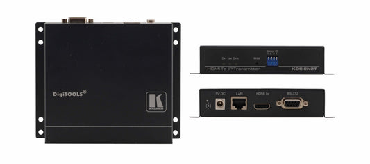 Kramer Electronics THE KRAMER KDS-EN2T AND KDS-EN2R ARE AN IP TRANSMITTER (HOST) AND RECEIVER (CLIE