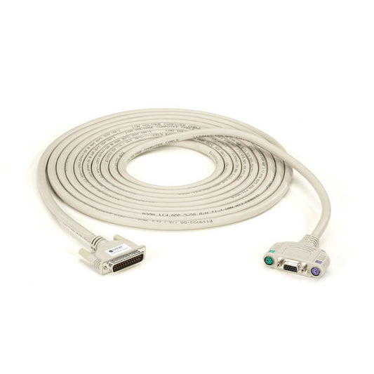 Black Box EHN383A-0050 serial cable White 598.4" (15.2 m) KVM Ultra Series, Coax, VGA, PS/2