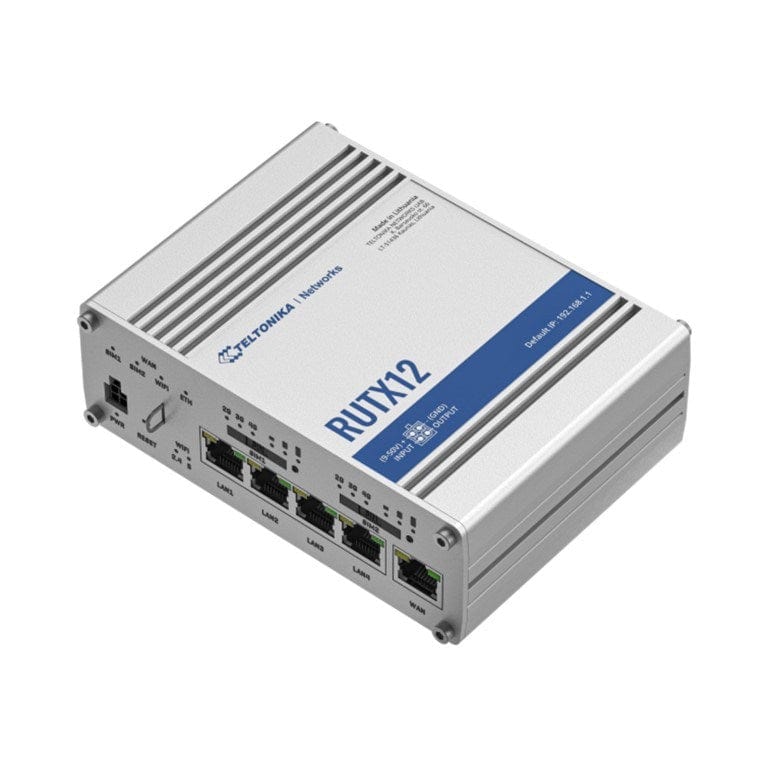 RUTX12 - Teltonika Industrial Dual-LTE Cat 6 Router