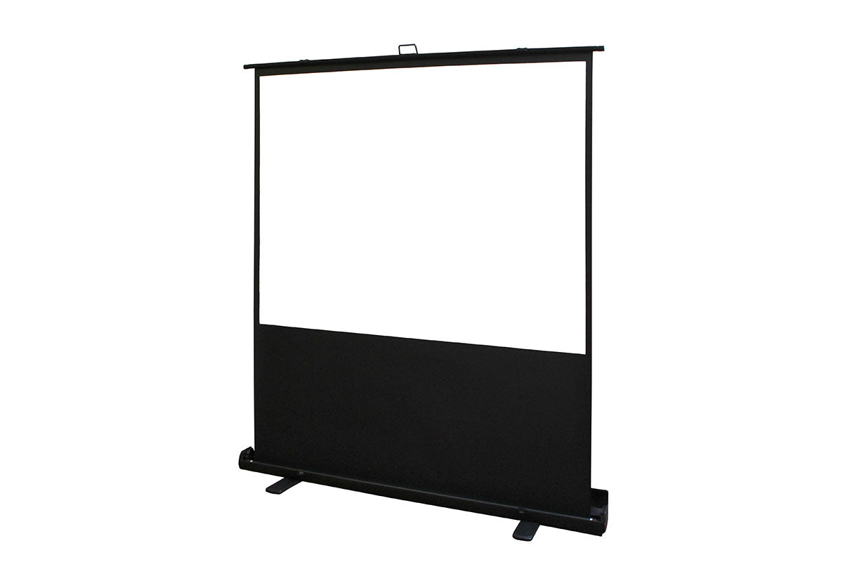 F52XWV2 - Elite Screens EZCINEMA 2, MANUAL FLOOR PULL UP WITH SCISSOR BACKED PROJECTOR SCR