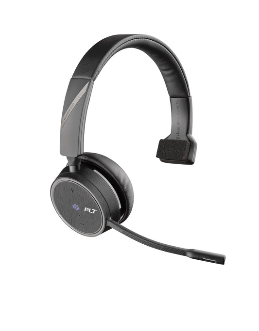 POLY Voyager 4210 UC Headset Wired & Wireless Head-band Calls/Music USB Type-C Bluetooth Black