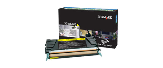 X746A1YG Toner yellow, 7K pages