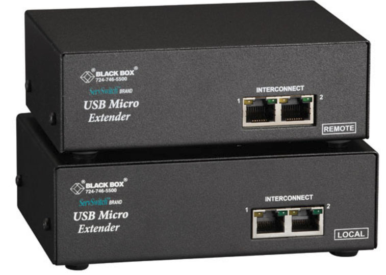 MICRO KVM EXTENDER - DUAL VGA, USB, RS232, AUDIO, DUAL-ACCESS, CATX, GSA, TAA