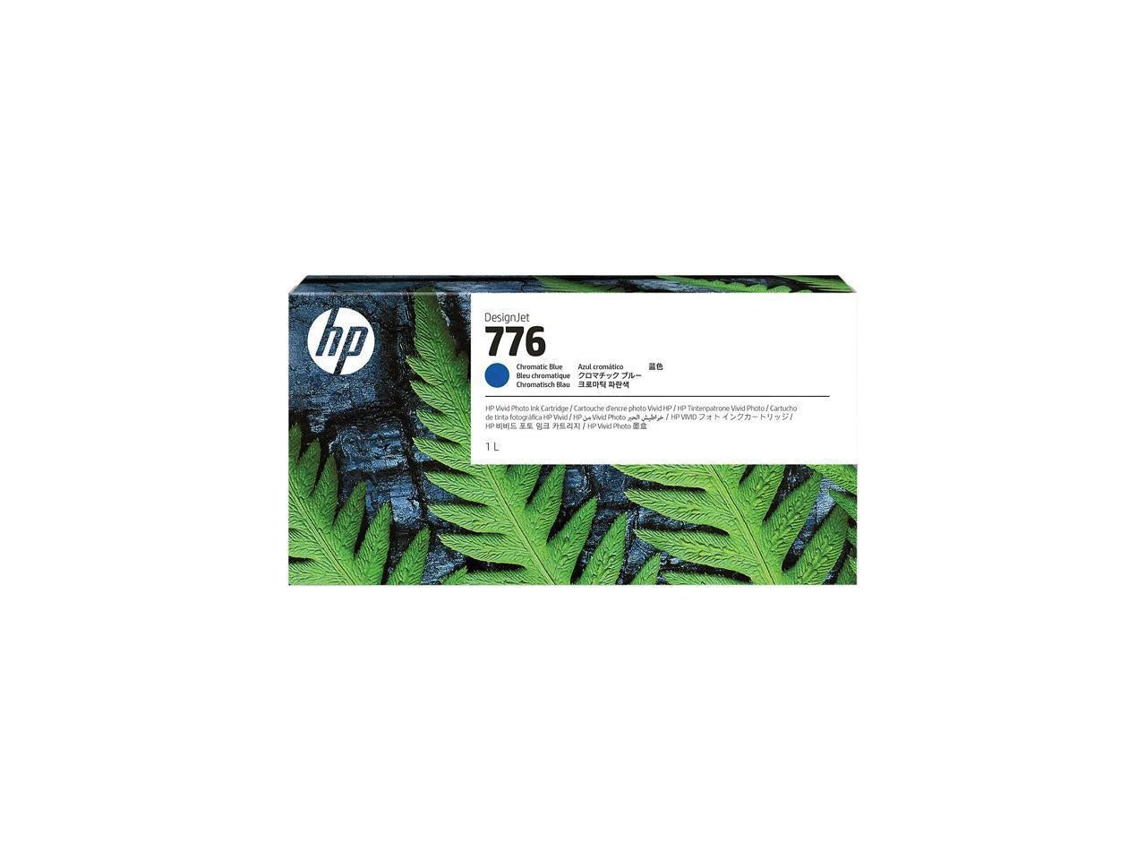 1XB04A - HP 776 1L Chromatic Blue Ink Cartridge